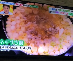 ネギすき鍋